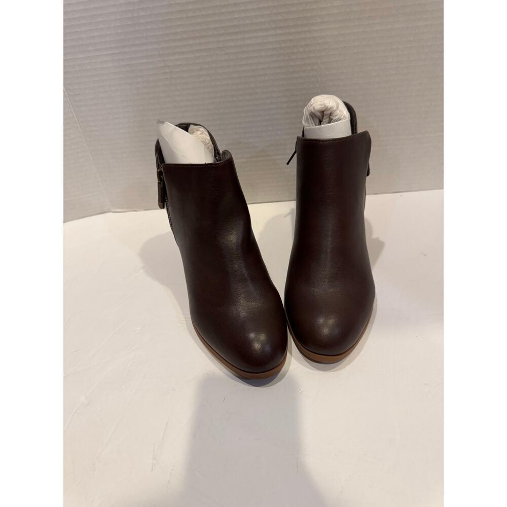 Style & Co Masrina Women's Brown Closed Toe Ankle Bootie 7W New - Picture 5 of 6